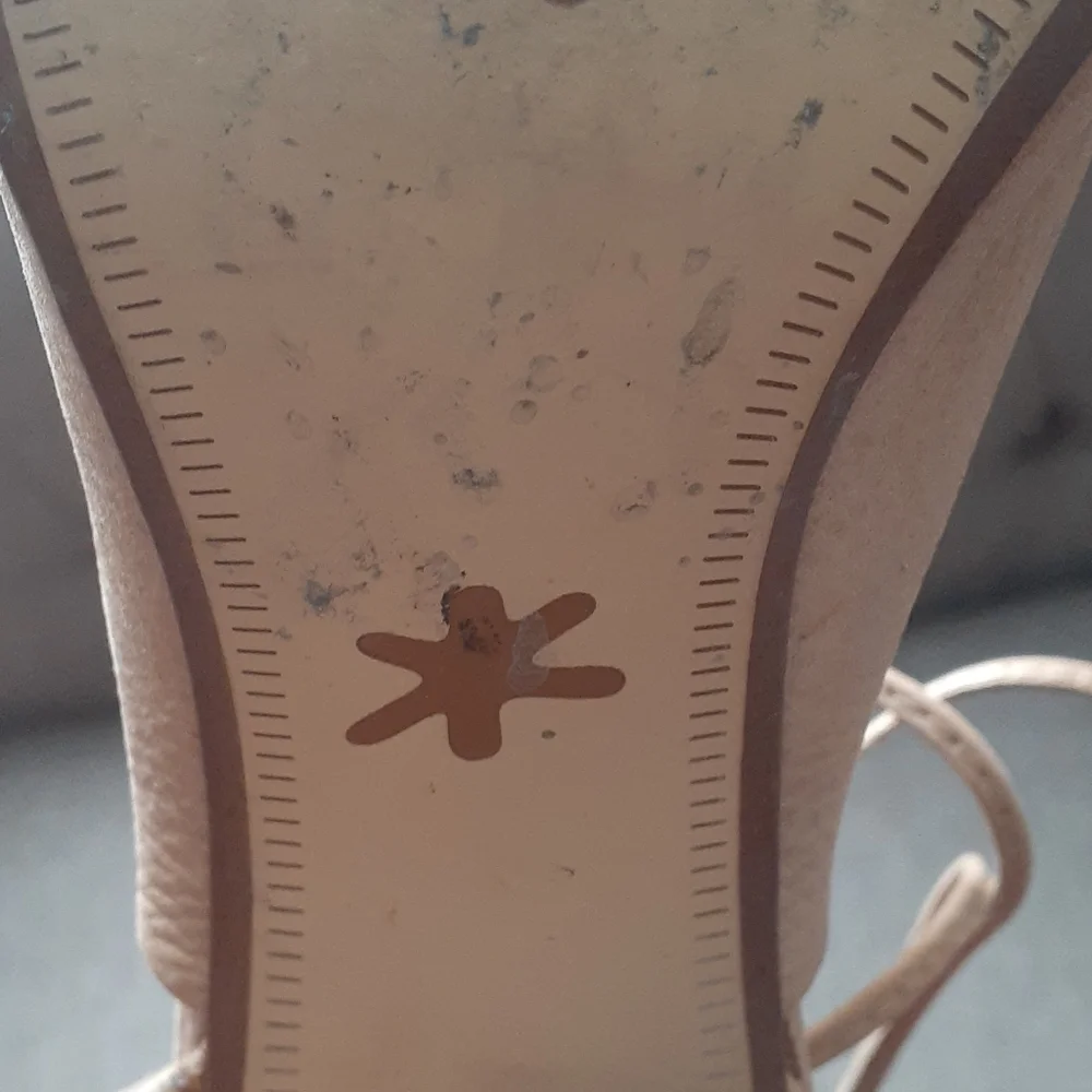 Splendid leather tan open toe heel size 8M